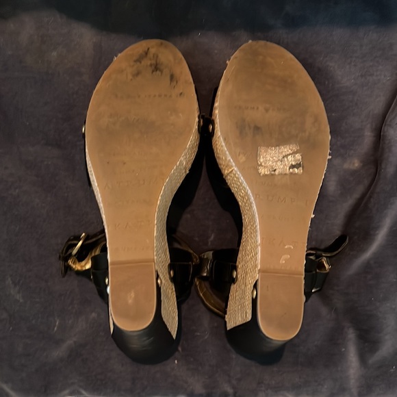 Gorgeous black strappy platform heels - Picture 6 of 9